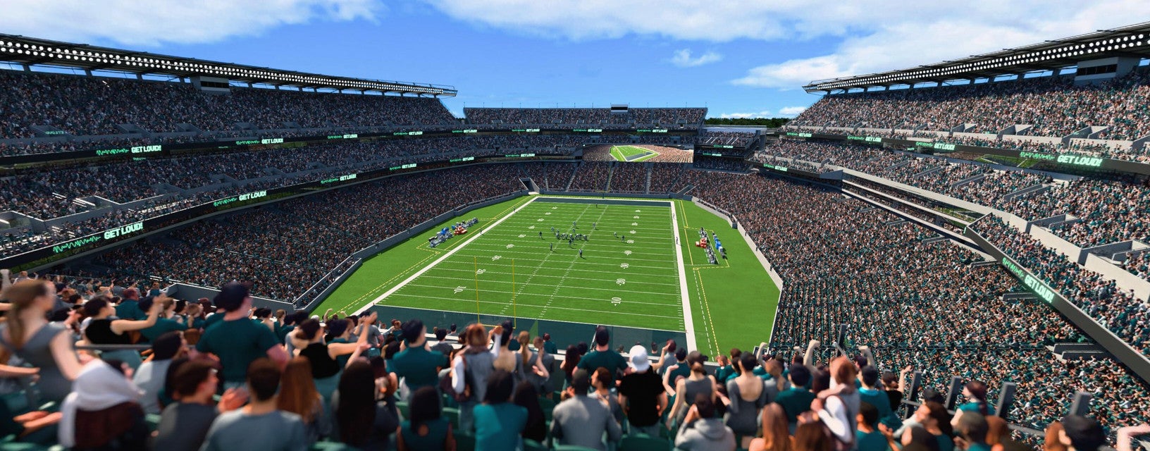 Seat view from Upper End Zone