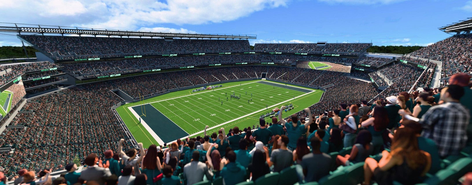 Seat view from Upper Sideline