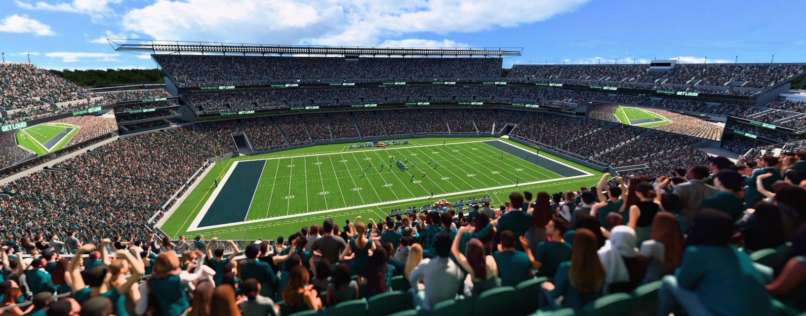 Seat view from Upper Sideline
