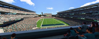 Seat view from Middle End Zone
