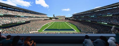 Seat view from Middle End Zone