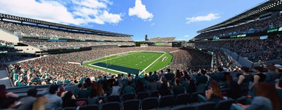 Seat view from Middle End Zone