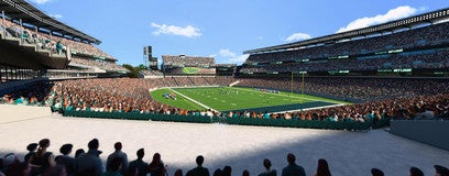 Seat view from Middle End Zone