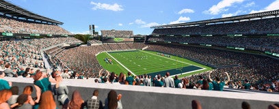 Seat view from Middle End Zone