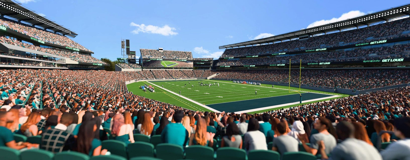 Seat view from South West Terrace