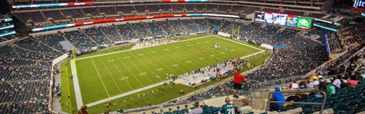 Seat view from Upper Sideline