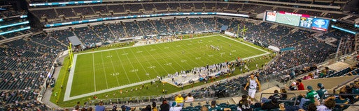 Seat view from Upper Sideline