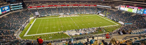Seat view from Upper Sideline