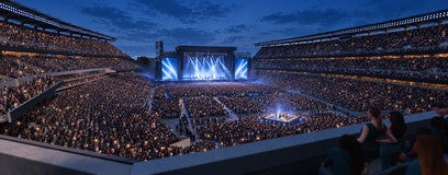 Seat view from Middle
