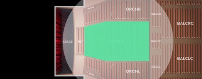 Seat view from Orchestra