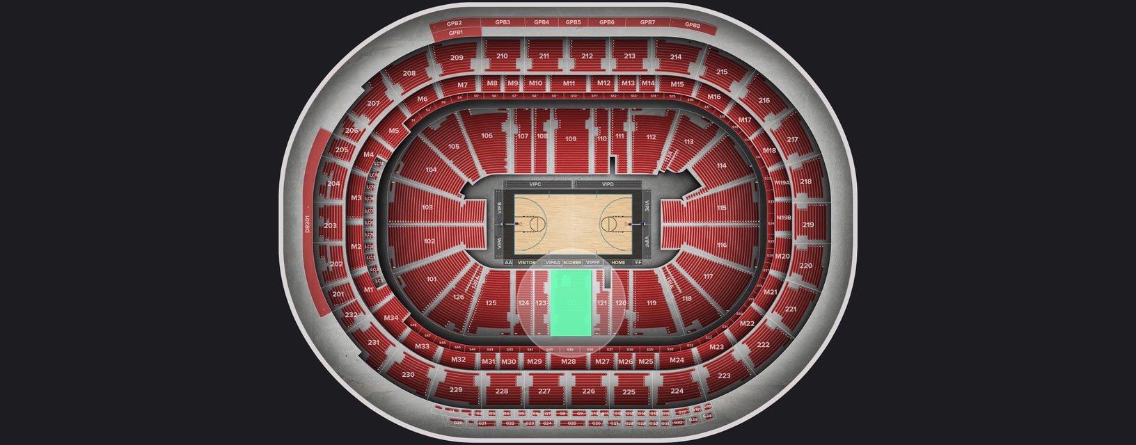 Seat view from West Club