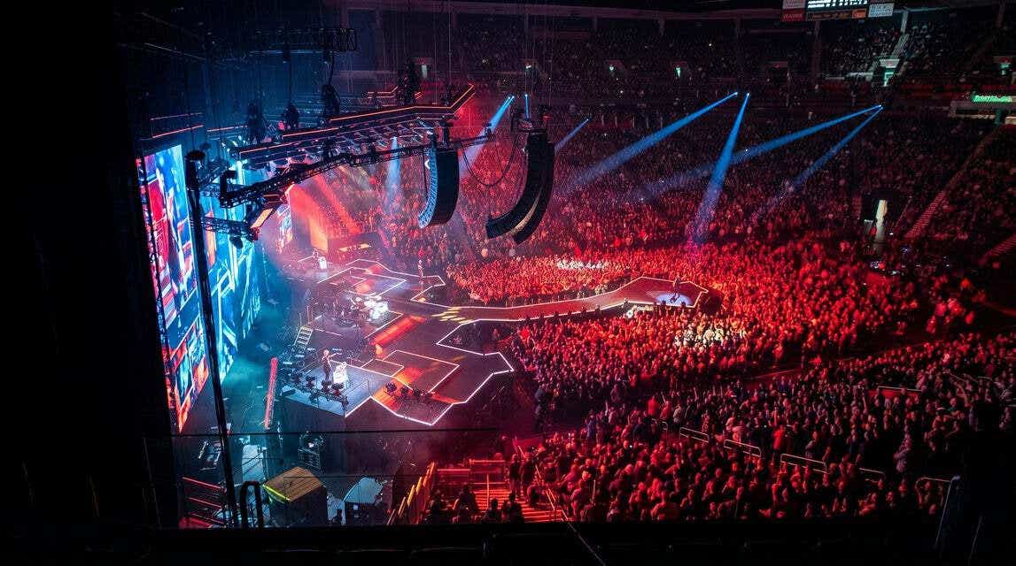 Seat view from Mezzanine