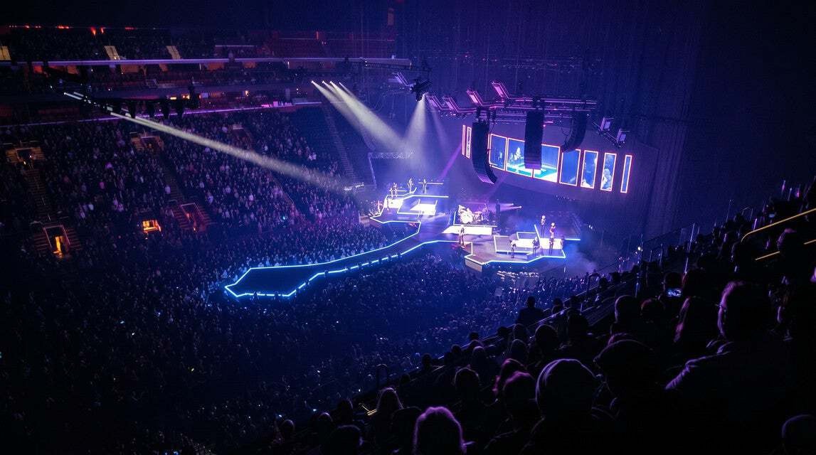 Seat view from Mezzanine