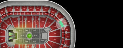 Seat view from Mezzanine