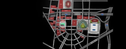 Seat view from 117 W Columbia Lot