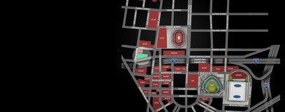 Seat view from 510 W Fisher Lot