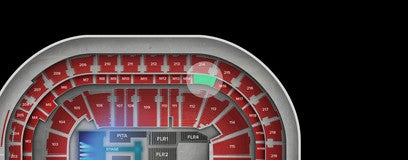 Seat view from Mezzanine