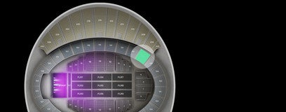 Seat view from Loge