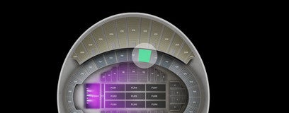 Seat view from Loge
