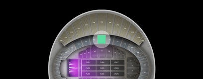 Seat view from Loge