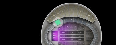 Seat view from Loge