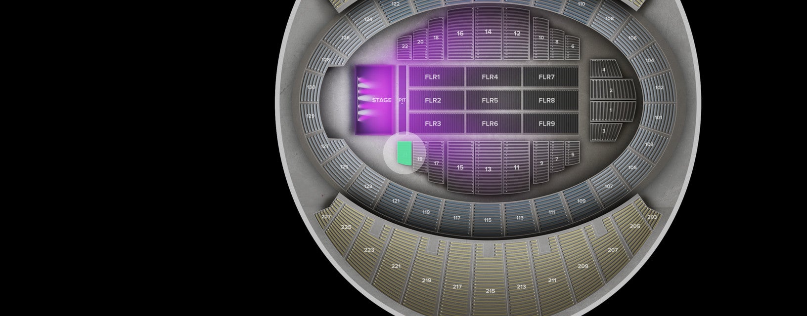 Seat view from Lower