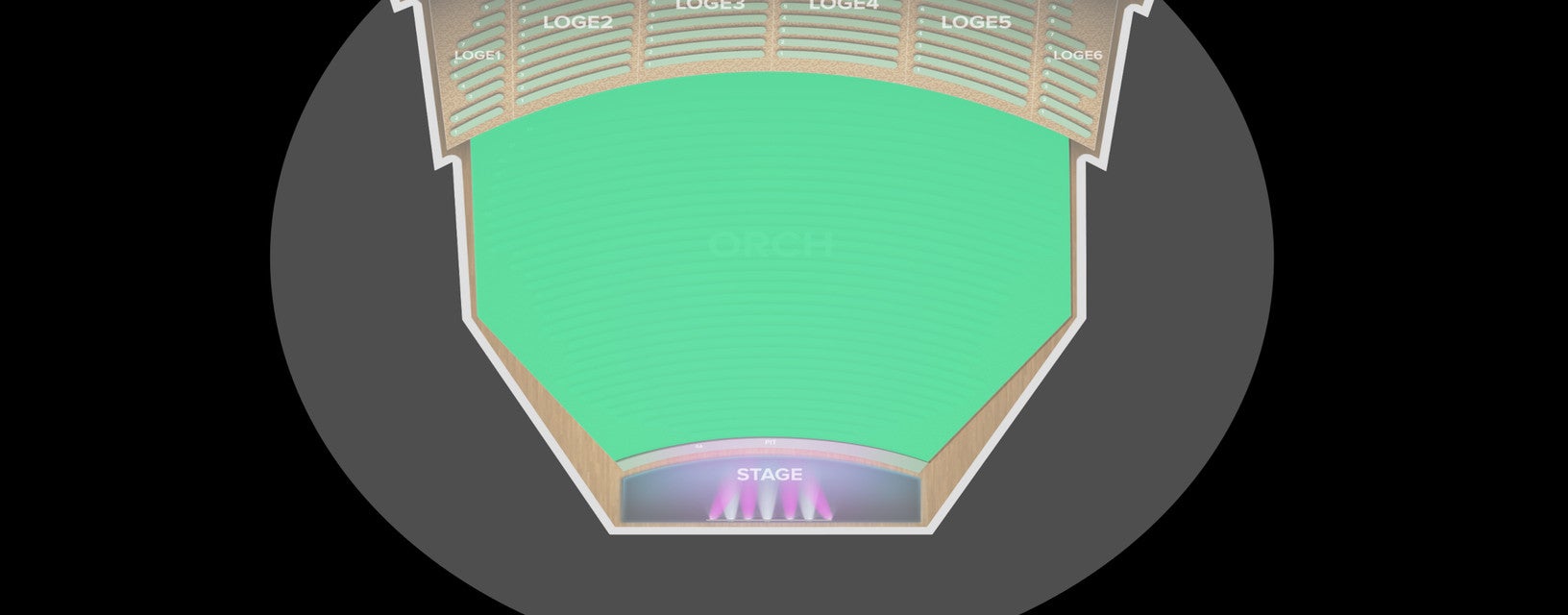 Seat view from Orchestra