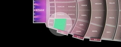 Seat view from Front Orchestra Left