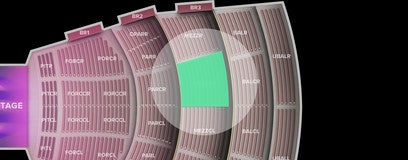 Seat view from Mezzanine Center Right