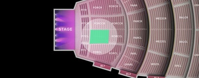 Seat view from Front Orchestra Center Left