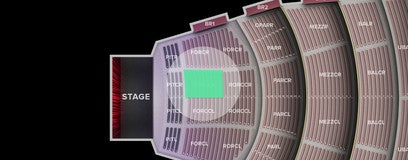 Seat view from Front Orchestra Center Right