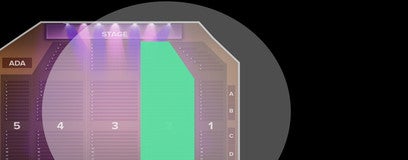 Seat view from Reserved