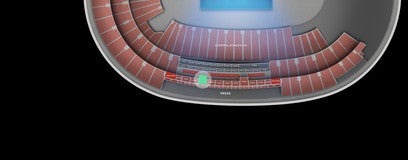 Seat view from Club Level