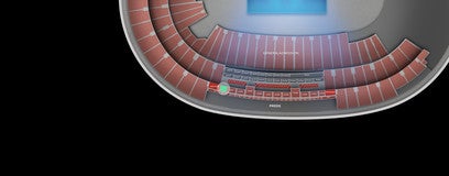 Seat view from Club