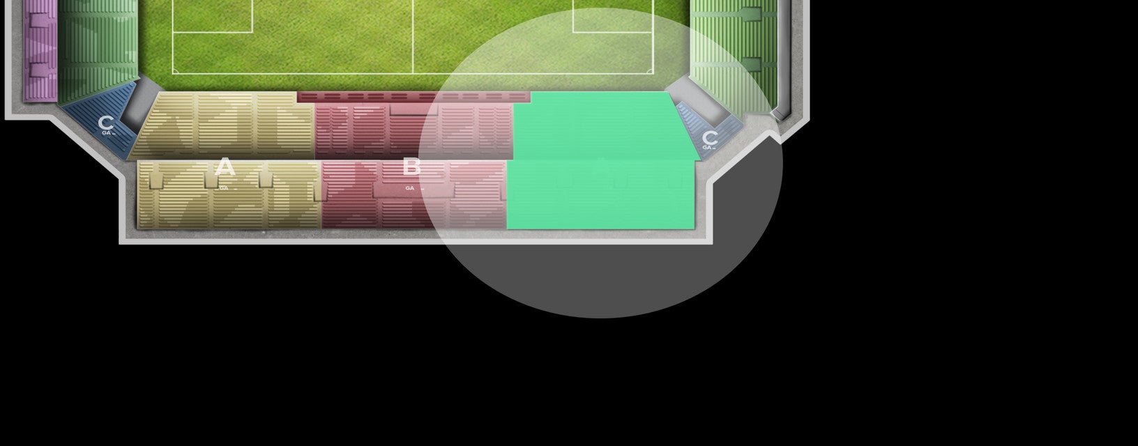 Seat view from Category
