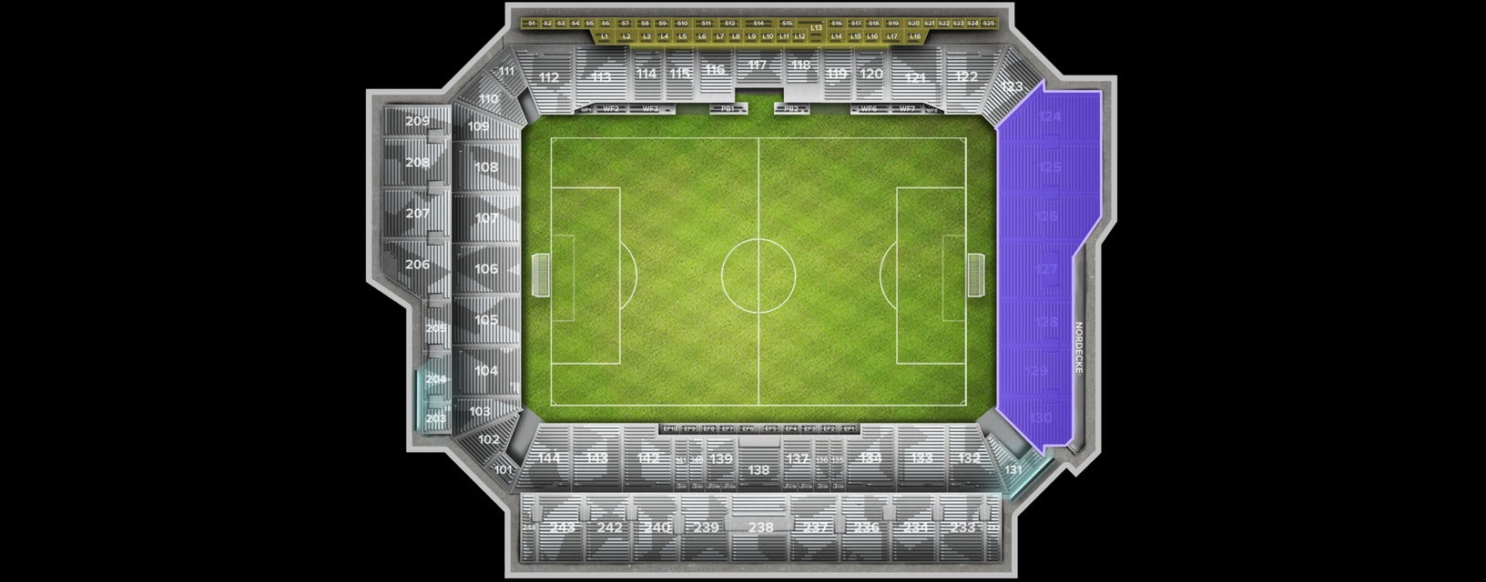 Seat view from Supporters