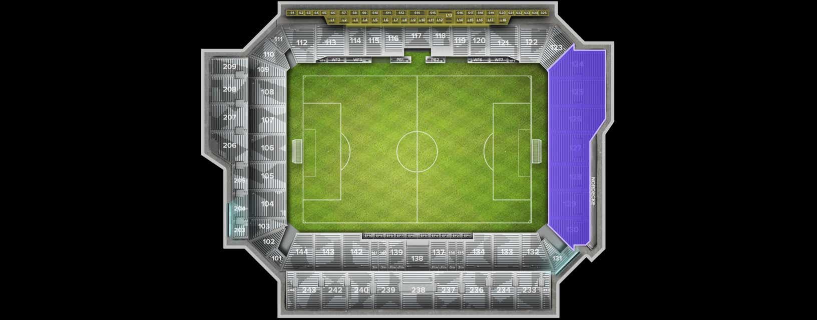 Seat view from Supporters