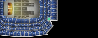 Seat view from Loge