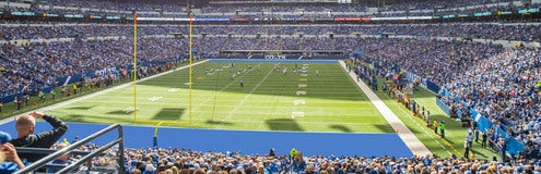 Seat view from Field End Zone