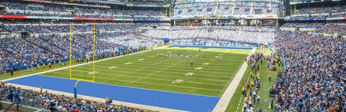 Seat view from Field End Zone