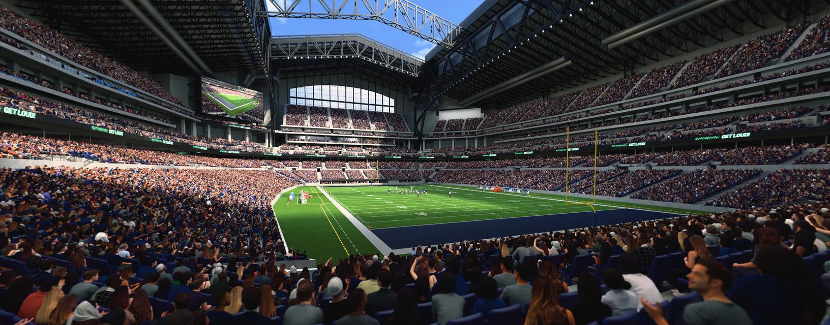 Seat view from Field End Zone