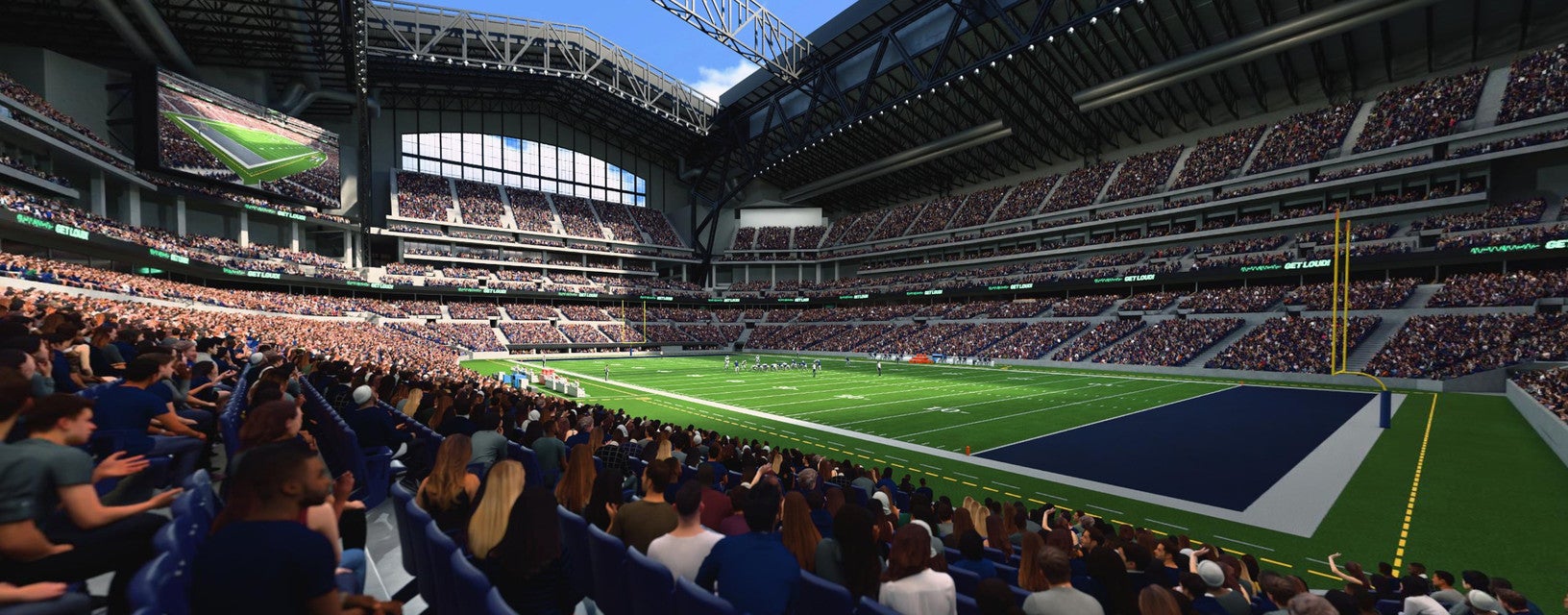 Seat view from Field Sideline