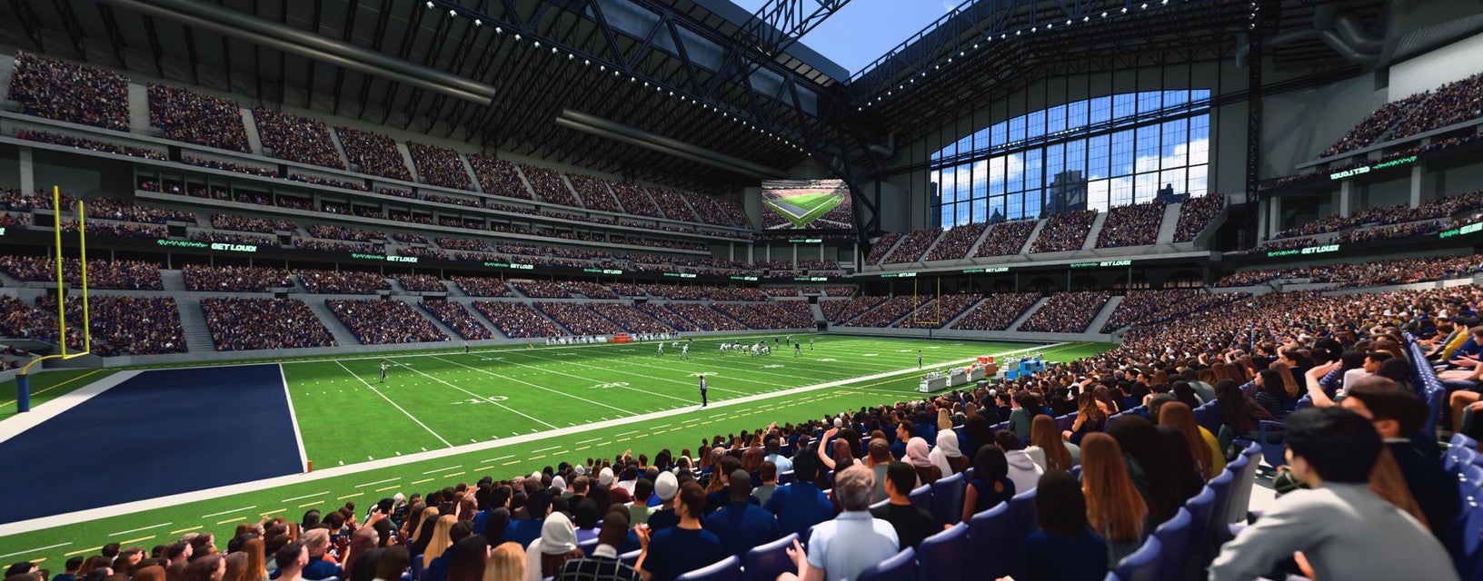 Seat view from Field Sideline