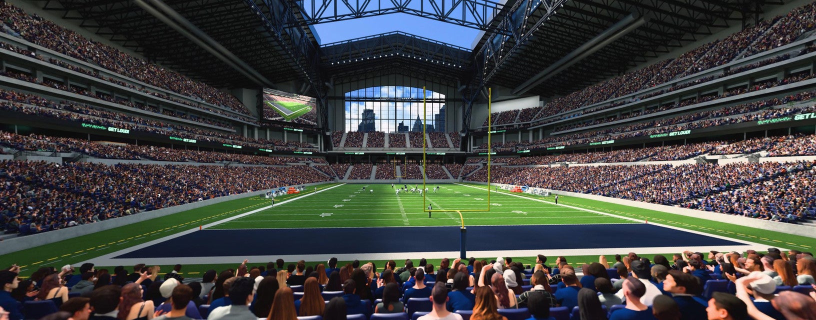 Seat view from Field End Zone