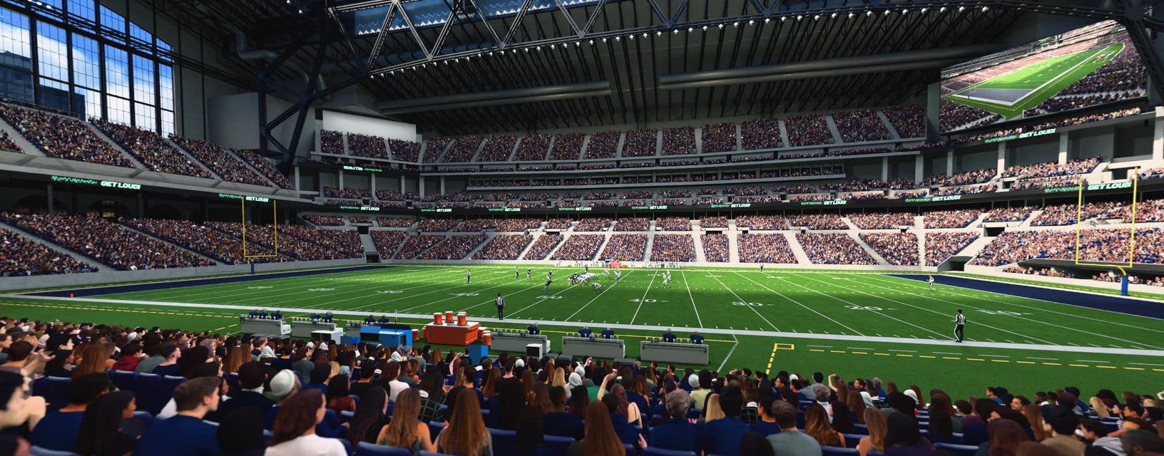 Seat view from Club I