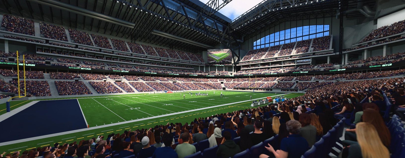 Seat view from Field Sideline