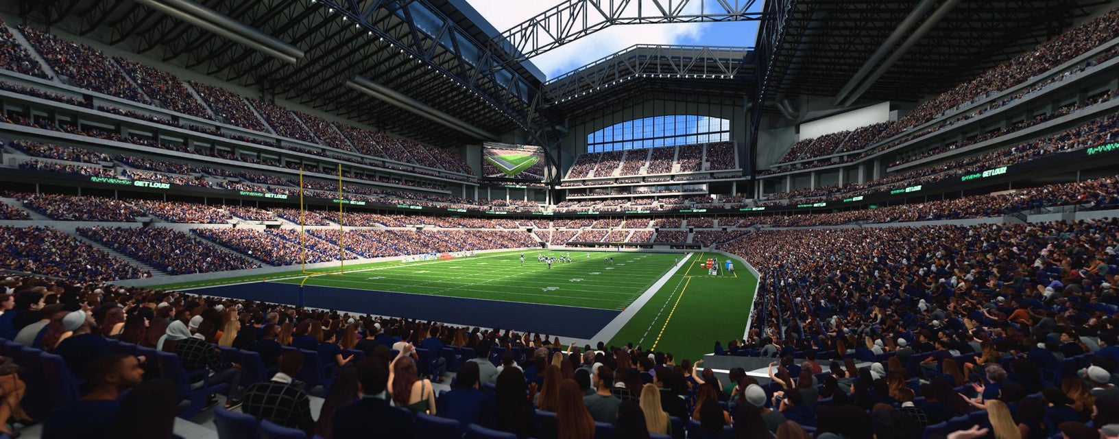 Seat view from Field End Zone