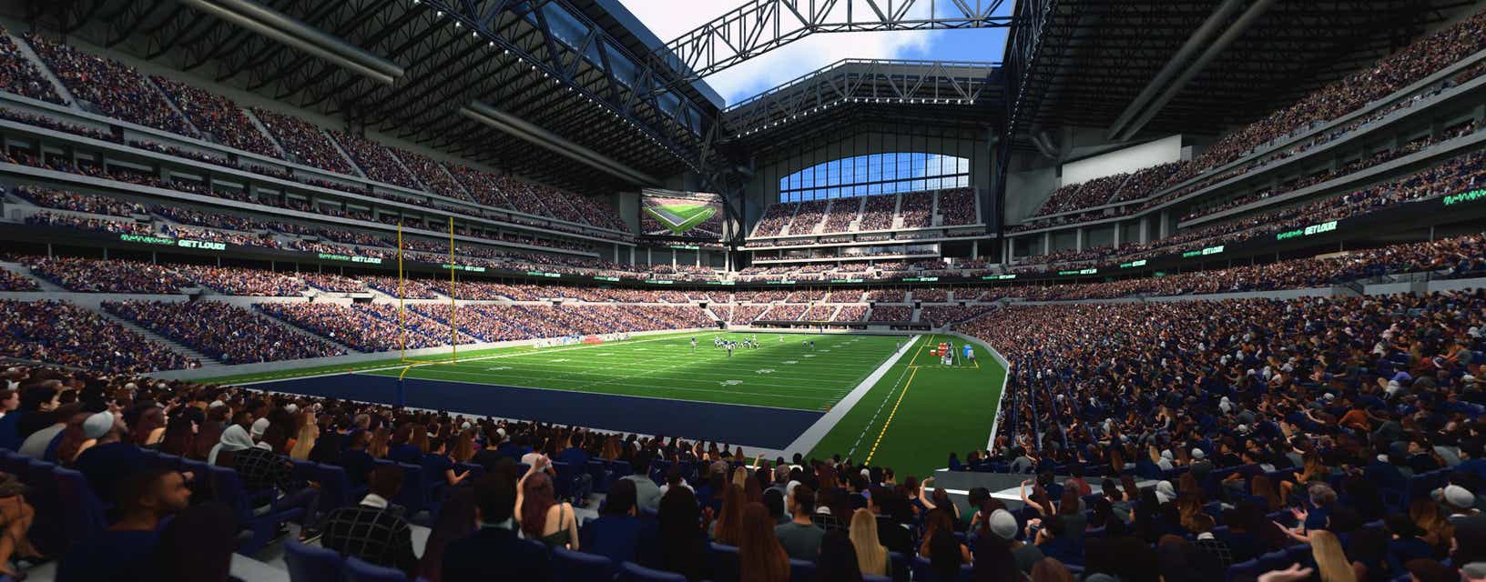 Seat view from Field End Zone