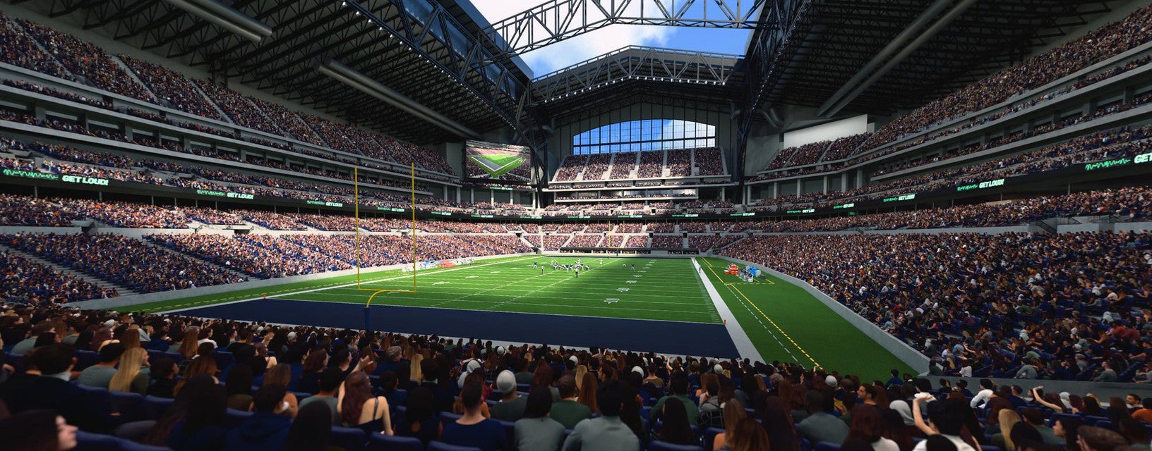 Seat view from Field End Zone