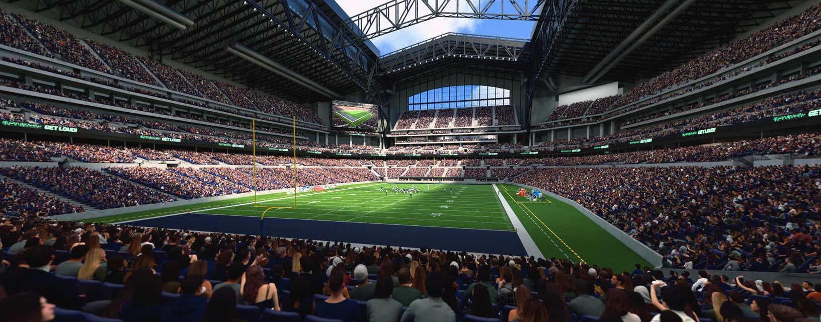 Seat view from Field End Zone